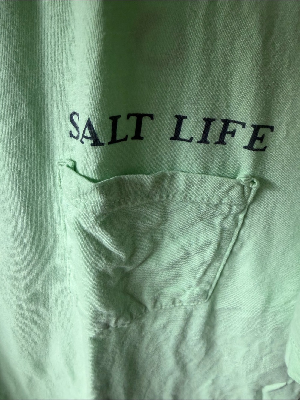 Salt Life Men’s Short Sleeve Pocket Tee - Mint - Picture 3 of 5